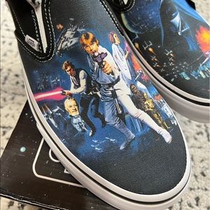 NWT Star Wars “A New Hope” Vans Slip-on